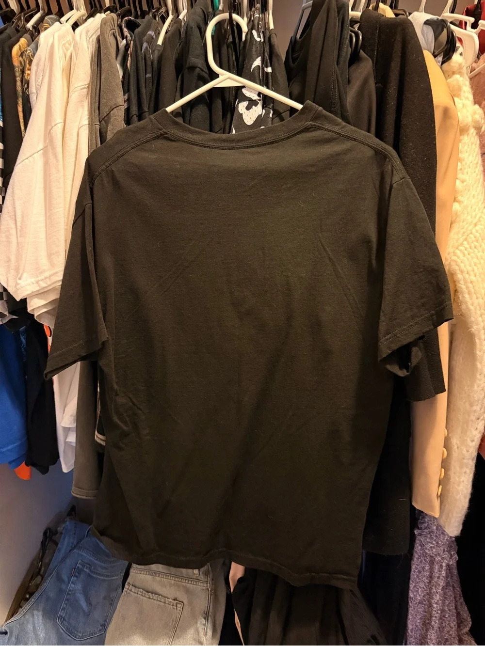 Pleasures Black Short-Sleeve Tee with Neon Green Puppy Graphic - Picture 2 of 2